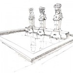 Illustrations jardins nantais - Parc de Procé - Poissonnerie
